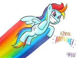 Size: 800x600 | Tagged: safe, artist:thebourgyman, rainbow dash, pony, g4, female, solo