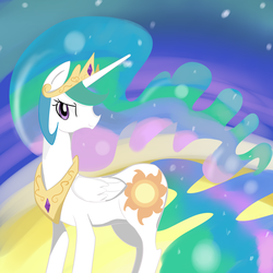 Size: 5000x5000 | Tagged: safe, artist:plastic-o, princess celestia, alicorn, pony, g4, absurd resolution, female, mare, solo