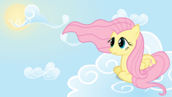 Size: 1280x720 | Tagged: safe, artist:misteraibo, fluttershy, g4, animated, female, svg, vector