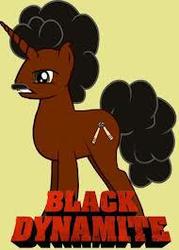 Size: 190x265 | Tagged: safe, pony, black dynamite, ponified