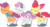 Size: 7583x4062 | Tagged: safe, artist:abion47, apple bloom, scootaloo, sweetie belle, earth pony, pony, g4, absurd resolution, clothes, cutie mark crusaders, eyes closed, female, filly, ice skates, scarf, simple background, transparent background, vector