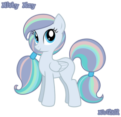 Size: 1000x969 | Tagged: safe, artist:prettykitty, oc, oc only, oc:misty may, hair tie, simple background, transparent background