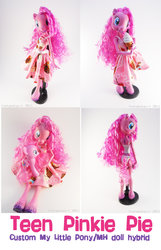 Size: 900x1394 | Tagged: safe, artist:thatg33kgirl, pinkie pie, anthro, g4, doll, hilarious in hindsight, irl, photo, toy, wat