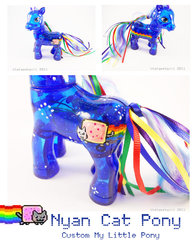 Size: 900x1150 | Tagged: safe, artist:thatg33kgirl, customized toy, irl, nyan cat, photo, toy