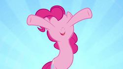 Size: 1280x720 | Tagged: safe, artist:capnpea, edit, edited screencap, screencap, pinkie pie, g4, fimbriae, wat