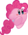 Size: 360x436 | Tagged: safe, artist:jrk08004, pinkie pie, puffball, g4, crossover, kirby, kirby (series), kirby pie, kirbyfied, nintendo, parody, simple background, species swap, transparent background