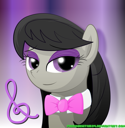 Size: 1623x1660 | Tagged: dead source, safe, artist:primogenitor34, octavia melody, earth pony, pony, g4, bust, female, looking at you, portrait, solo