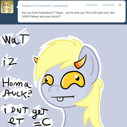 Size: 1280x1280 | Tagged: safe, derpy hooves, pegasus, pony, g4, ask, derpeh, female, homestuck, mare