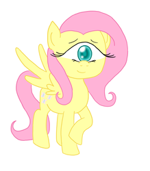 Size: 3500x4000 | Tagged: safe, artist:dustyranger, fluttershy, cyclops, g4, shyclops