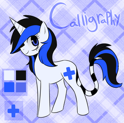 Size: 715x709 | Tagged: safe, artist:questioncalligraphy, oc, oc only, pony, unicorn, reference sheet, solo