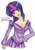 Size: 697x1000 | Tagged: safe, artist:captainkaddy, twilight sparkle, human, g4, cleavage, clothes, female, humanized, nail polish, skirt, solo