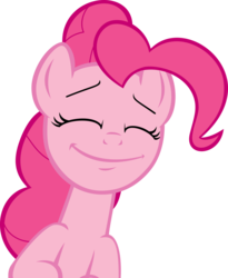 Size: 900x1097 | Tagged: safe, pinkie pie, g4, mmmystery on the friendship express, simple background, smug, transparent background, vector