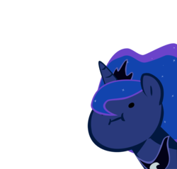 Size: 908x869 | Tagged: safe, princess luna, pony, g4, :i, female, simple background, solo, transparent background, vector, wut face