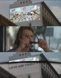 Size: 830x1062 | Tagged: safe, meta, rowdy roddy piper, they live