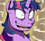 Size: 1000x923 | Tagged: safe, artist:sirmasterdufel, twilight sparkle, pony, g4, female, kaiji, solo, twilight snapple