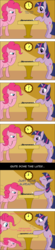 Size: 880x3981 | Tagged: safe, artist:erthilo, pinkie pie, twilight sparkle, g4, board game, cardboard cutout, chess, comic