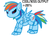 Size: 427x312 | Tagged: dead source, safe, artist:nidote-the-nidoran, rainbow dash, pony, robot, robot pony, g4, crossover, dashbot, metal dash, parody, rainbot dash, simple background, sonic the hedgehog (series), white background