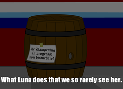 Size: 796x574 | Tagged: safe, princess luna, g4, headcanon, homestar runner, meta