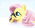 Size: 1892x1508 | Tagged: safe, artist:zymonasyh, fluttershy, cyndaquil, g4, crossover, cute, daaaaaaaaaaaw, duo, eyes closed, hug, nuzzling, pokémon, prone, smiling, snow, snowfall