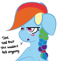 Size: 500x535 | Tagged: safe, artist:alexsalinasiii, rainbow dash, g4, alternate hairstyle, braid