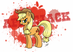 Size: 2145x1540 | Tagged: safe, artist:dyani-yahto, applejack, earth pony, pony, g4, female, solo