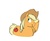 Size: 609x500 | Tagged: safe, artist:carnifex, applejack, earth pony, pony, g4, applejack (male), rule 63, simple background, solo