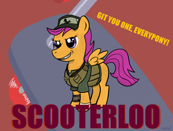 Size: 1760x1332 | Tagged: safe, scootaloo, g4, borderlands, borderlands 2, scooter