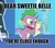 Size: 436x386 | Tagged: safe, edit, edited screencap, screencap, spike, sweetie belle, dragon, friendship is magic, g4, caption, close enough, female, image macro, letter, male, meme, quill, scroll, ship:spikebelle, shipping, spike's love letters, straight, tongue out, twilight's canterlot home, window