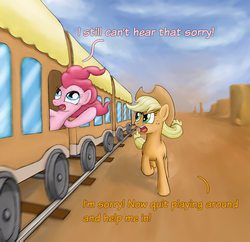 Size: 1200x1163 | Tagged: safe, artist:tunskaa, applejack, pinkie pie, g4