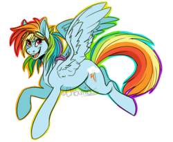 Size: 727x595 | Tagged: safe, artist:duckprince, rainbow dash, pony, g4, female, goggles, solo