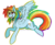 Size: 727x595 | Tagged: safe, artist:duckprince, rainbow dash, pony, g4, female, goggles, solo