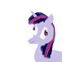 Size: 550x548 | Tagged: safe, artist:lightsaberguy, twilight sparkle, g4, derp, stylistic suck