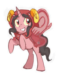 Size: 489x603 | Tagged: safe, pony, aradia megido, butterfly wings, female, god tier, homestuck, mare, ponified, species swap, wings