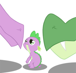 Size: 450x435 | Tagged: safe, artist:queencold, spike, oc, dragon, g4, dragoness, father, father and son, female, hilarious in hindsight, mother, mother and son, parent, simple background, spike's father, spike's mother, transparent background, vector