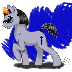 Size: 500x503 | Tagged: safe, equius zahhak, homestuck, ponified
