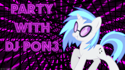 Size: 1366x768 | Tagged: safe, artist:detectivebuddha, dj pon-3, vinyl scratch, g4, wallpaper