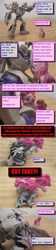 Size: 1056x4753 | Tagged: safe, artist:kanrabat, pinkie pie, g4, comic, hot nuts, irl, megatron, photo, pinkamena diane pie, toy, transformers, transformers prime