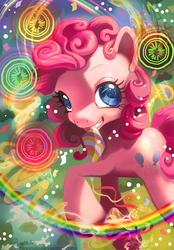 Size: 600x864 | Tagged: safe, artist:hinoraito, pinkie pie, earth pony, pony, g4, female, solo