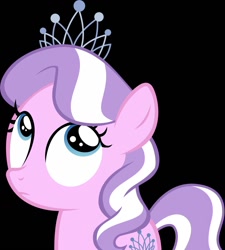 Size: 1151x1280 | Tagged: safe, artist:crimson, diamond tiara, earth pony, pony, g4, black background, eyeroll, female, simple background, solo, vector