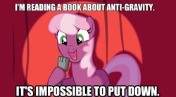 Size: 619x341 | Tagged: safe, artist:equestria-prevails, cheerilee, g4, cheerilee pun, exploitable meme, image macro, meme, pun, stand-up comedy