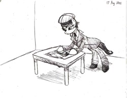 Size: 1017x786 | Tagged: safe, artist:tsaritsaluna, persona, persona 4, ponified, shirogane naoto