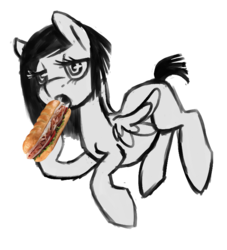 Size: 640x704 | Tagged: safe, artist:1eg, edit, oc, oc only, food, not porn, sandwich, sandwich censorship