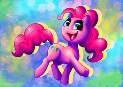 Size: 930x658 | Tagged: safe, artist:c-puff, pinkie pie, earth pony, pony, g4, female, solo