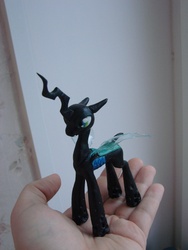 Size: 2304x3072 | Tagged: safe, artist:gela-g-i-s-gela, queen chrysalis, g4, customized toy, high res, irl, photo, toy