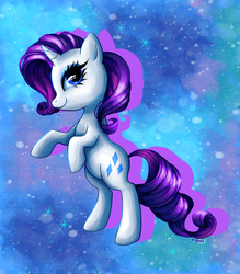 Size: 731x833 | Tagged: safe, artist:c-puff, rarity, pony, unicorn, g4, female, mare, smiling, solo