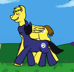Size: 480x468 | Tagged: safe, artist:plaguehere, doze, homestuck, itchy (homestuck), ponified, the felt