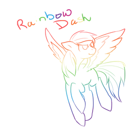 Size: 800x800 | Tagged: safe, artist:smokeybred, rainbow dash, pony, g4