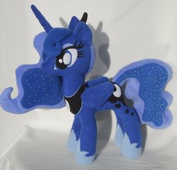 Size: 900x865 | Tagged: safe, artist:calusariac, princess luna, pony, g4, irl, photo, plushie, solo