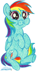 Size: 334x640 | Tagged: safe, artist:sonicrainboomz, rainbow dash, g4, cute, puffy cheeks