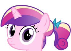 Size: 1024x735 | Tagged: dead source, safe, artist:thatsgrotesque, princess cadance, pony, g4, female, frown, looking at you, simple background, solo, stare, sweetie belle's stare, transparent background, vector